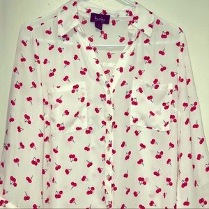 🍒Cherry Print Blouse